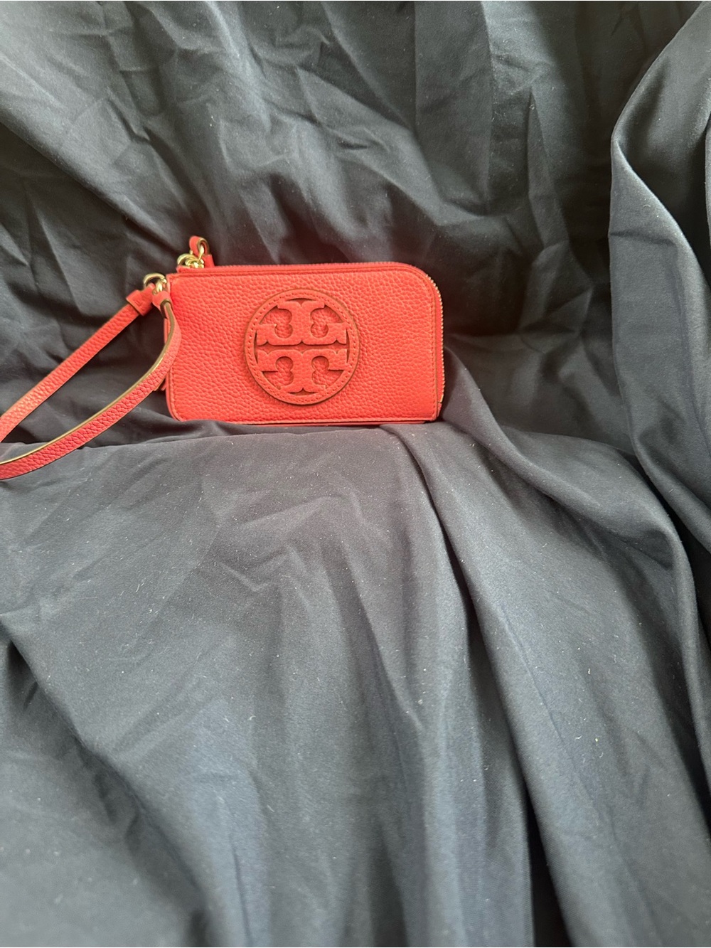 Tory Burch Pink  Leather Wristlet Card Wallet